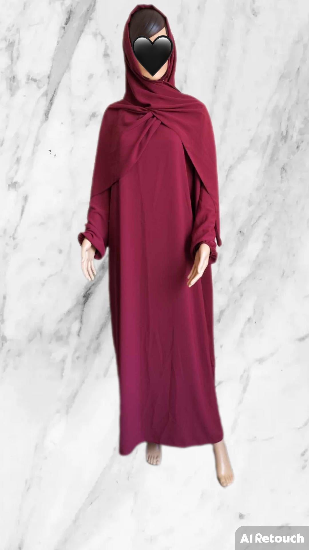 Abaya Avec Foulard intégré